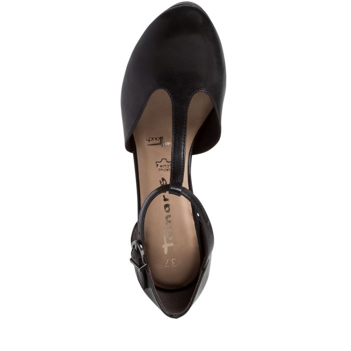 TAMARIS női felvezetőpántos cipő 1-24463-28 020 BLACK MATT large