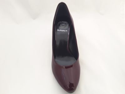 BOZENA  női alkalmi cipő bordós-vörösbor2