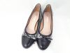 női elegáns bőr cipő  6091 fekete/strukturált mintás color 474/101 thumb