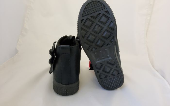 Bélelt torna cipő X-7110 BLACK 30-35 méretben large
