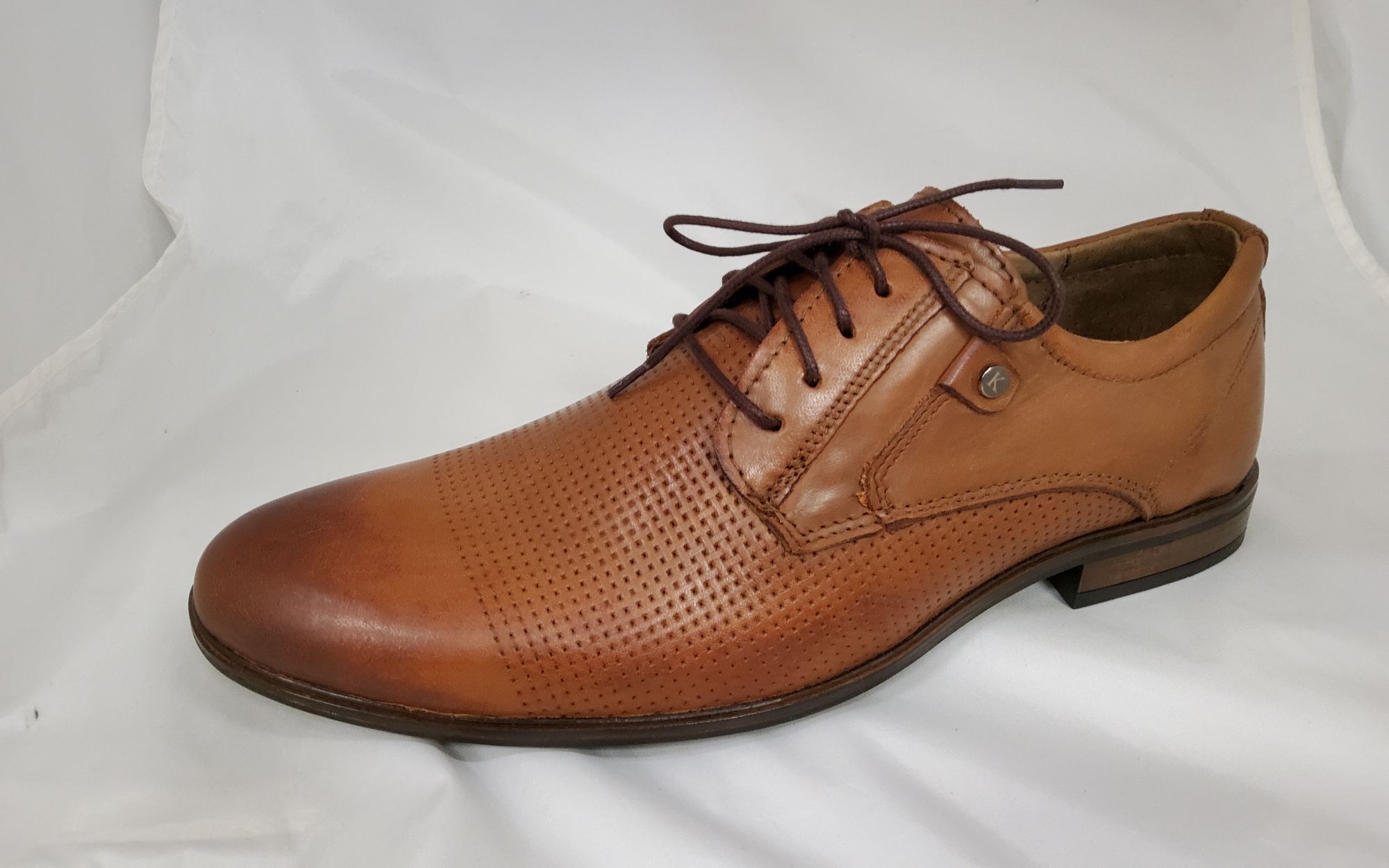 Férfi bőr alkalmi cipő 850L antik barna matt