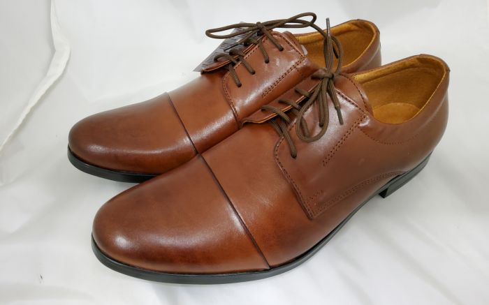 alkalmi férfi bőrcipő 632 BRAZ 1110 (barna antik) large