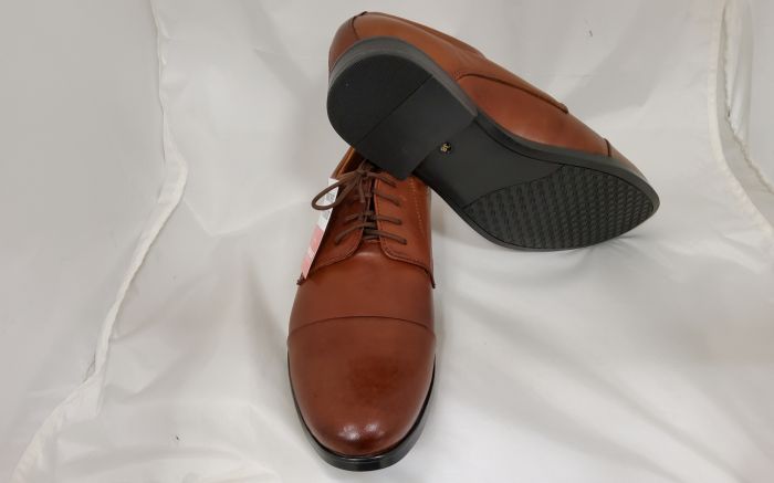 alkalmi férfi bőrcipő 632 BRAZ 1110 (barna antik) large