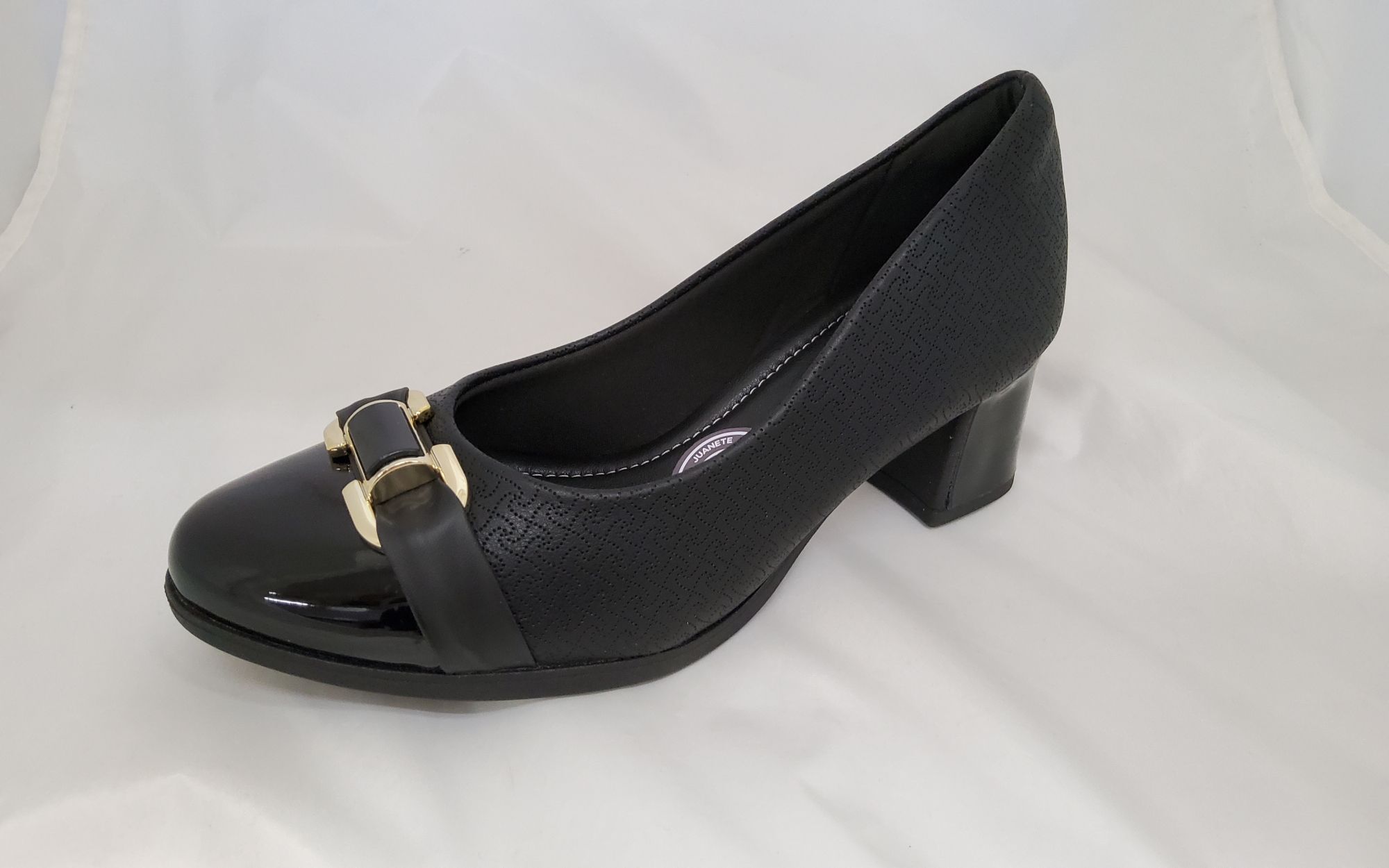 PICCADILLY Női elegáns cipő 654044-3 preto -fekete-
