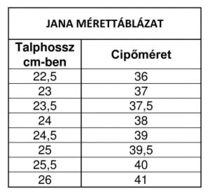 JANA  NŐI FÉLCIPŐ 8-22366-20 001 BLACK large