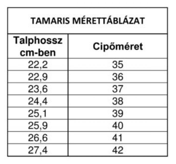 TAMARIA NŐI CIPŐ 1-22444-20 020 BLACK MATT large