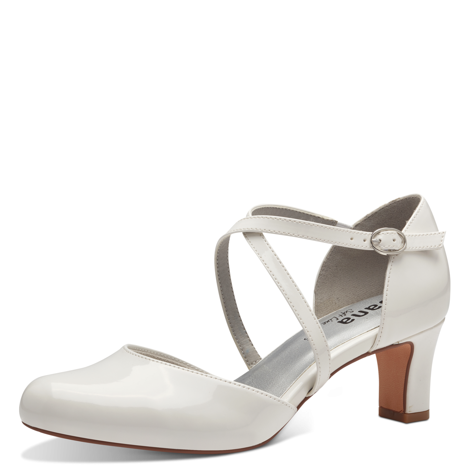Jana női cipő 8-24472-42 118 White Patent