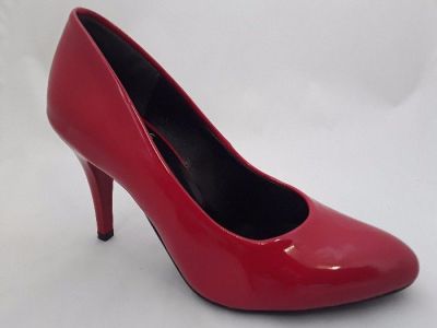 BUTDAM ELIZA női alkalmi cipő   piros eco lakk 