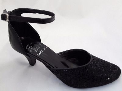 BUTDAM KAMILA 5cm fekete kawior  női alkalmi cipő