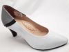  Szivárvány cipőbolt női elegáns bőr cipő LORENZO DI PAZZI 5428 ezüst antik/fekete/ antracit strukturált 650/39/1058 thumb
