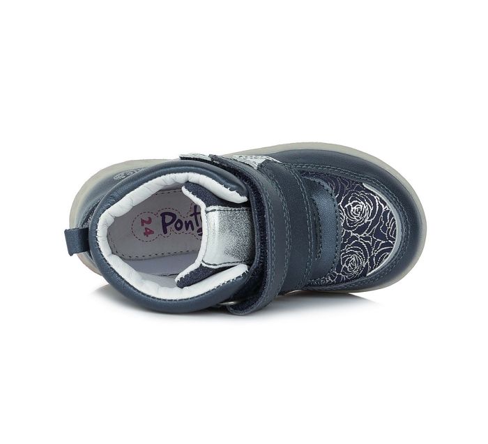 PONTE20 átmeneti bőr cipő DA06-3-993CL ROYAL BLUE 28-33 méretben large